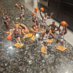 Full 1992 USA Dream Team Figure Set – Includes #9 – Vintage Basketball Collectibles
