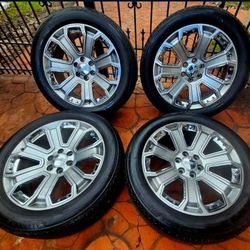 22" GMC Sierra Denali Wheels And Tires 