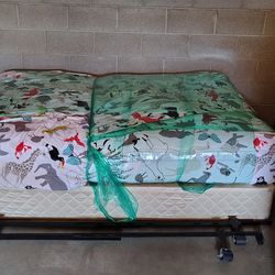Queen Sized Mattress W/ Bed Frame
