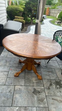 For Sale Round Wood Table