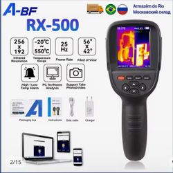 A-BF RX-500 Infrared Thermal Imager 256*192 Digital Thermal Imaging Camera Real Time Live Infrared Thermometer