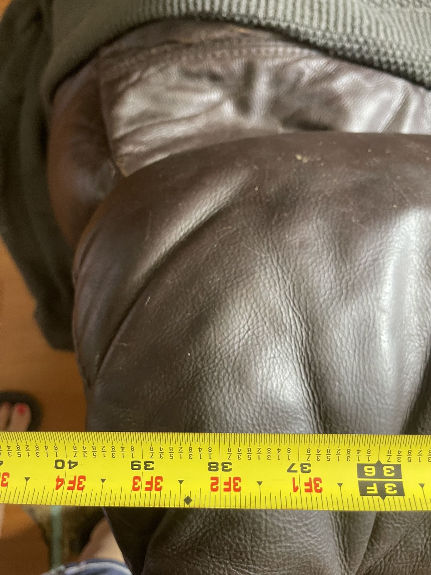 Free-Leather Three Seater Recliner