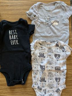 Onesies size 3 months $5 for all 3