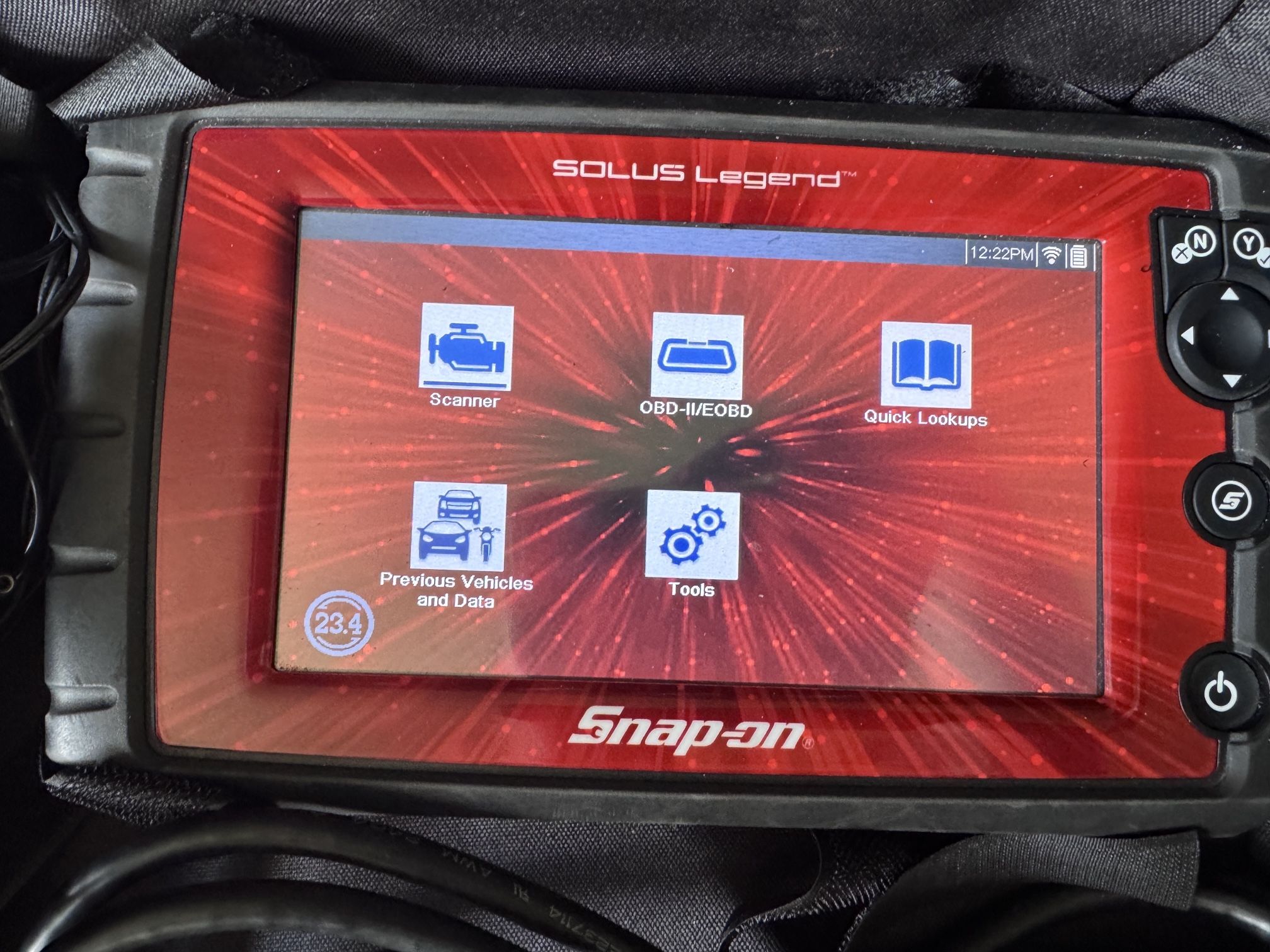 SNAP-ON SOLUS LEGEND OBDII COMPUTER DIAGNOSTIC SCANNER COMPUTER SNAP ON 