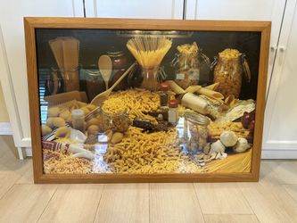 Pasta As Art - Framed Photo Of Pasta