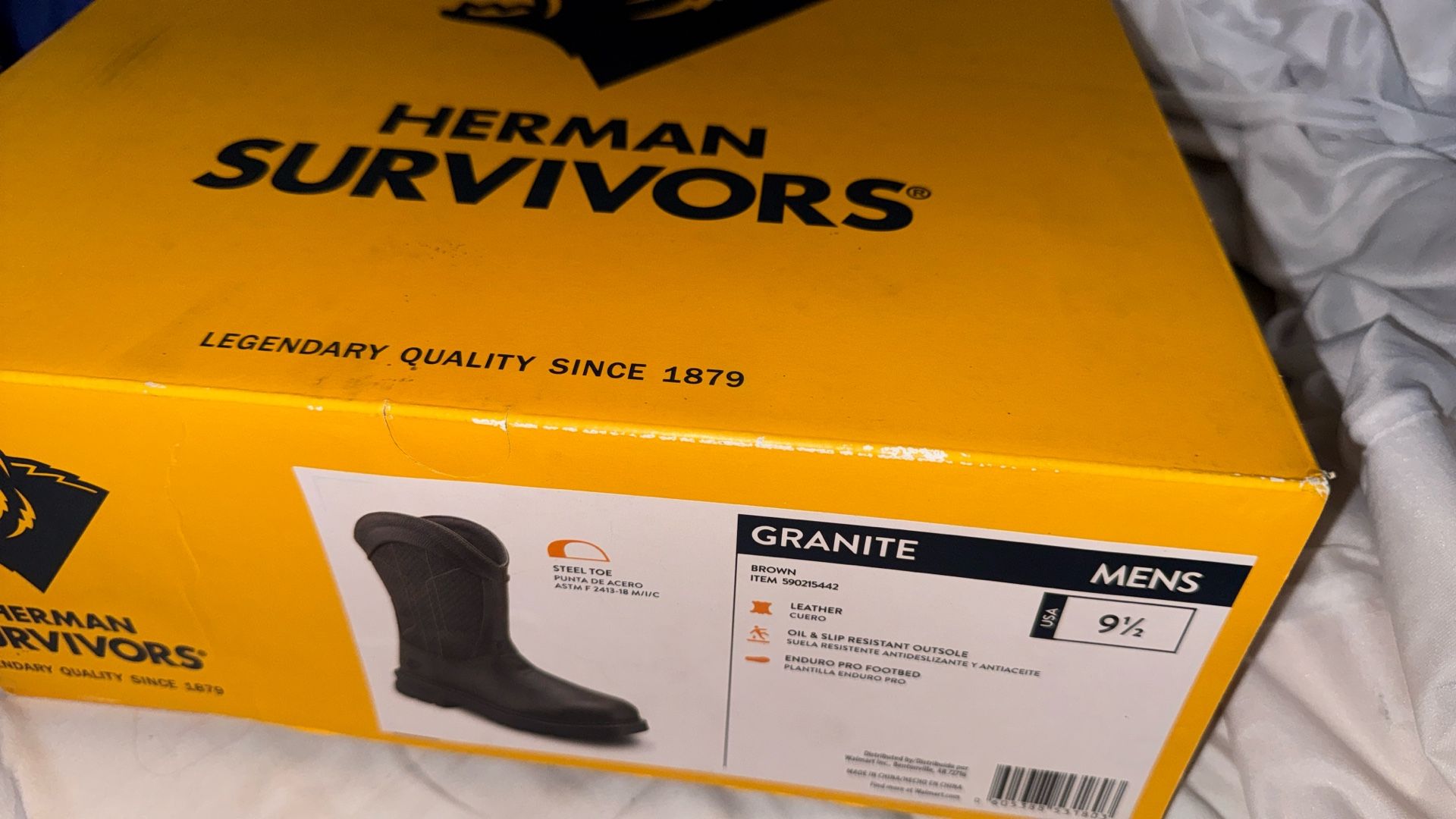 Steel Toe Work Boots