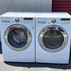 LG Set Gas Dryer And Washer 