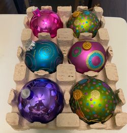 VINTAGE JUMBO ORNAMENTS