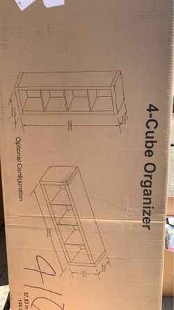 Espresso cube shelf