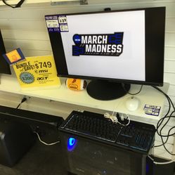 ACER MONITOR AND MSI GAMING COMPUTER 