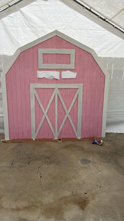 Pink Barn Background for pictures