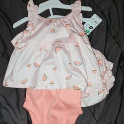 New Carter's Baby 3 Piece Set Size 3mos