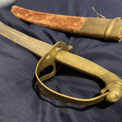 Shamshir India Dress Sword with Scabbard (Vintage;circa 1940)