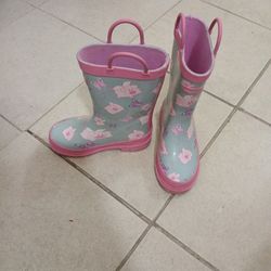 Girl Peppa Pig Rain Boots Size 10 In Children