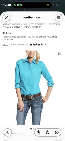 Ariat Teal Women’s Shirt