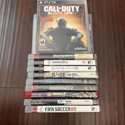 Sony PS3 Games 