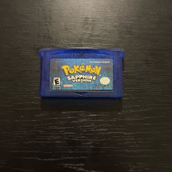 Nintendo GBA Pokemon Sapphire (Authentic)