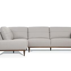 Acme Tampa Sectional Sofa in Pearl Gray 54990

