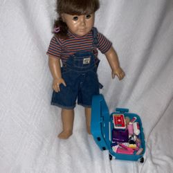 OG American Girl Doll Molly With An Extra Stuff Great Condition Brad New