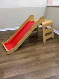 IKEA VALLA Wooden Indoor Slide for Toddlers