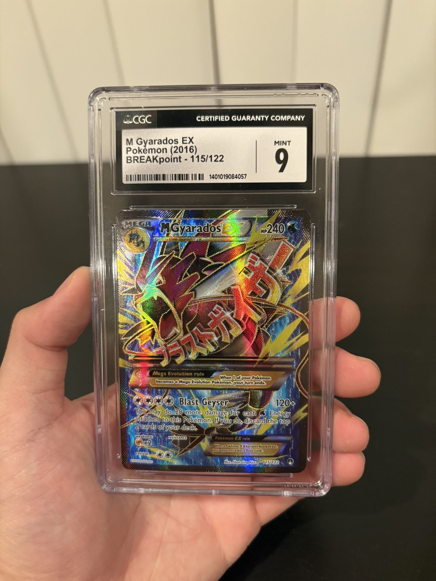 CGC mint 9 Mega Gyrados Ex 115/133