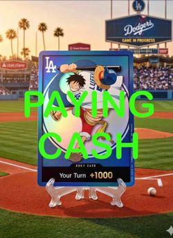 BUYING DODGERS ONE PIECE LUFFY CARD
