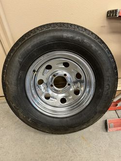 Master track Trailer Rim & Tire