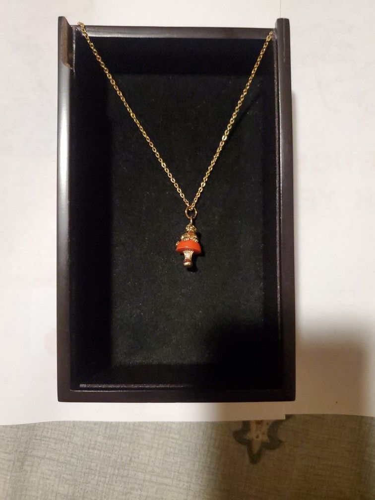 Vintage Mushroom Pendant