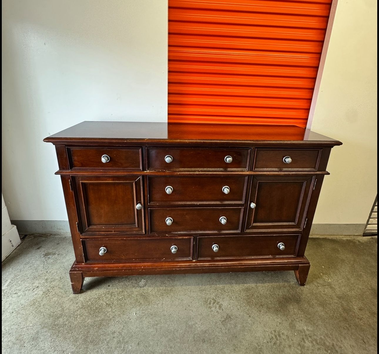 Ethan Allen Vintage solid Wood Seven + Drawer Dresser