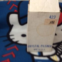 Vintage Princess House Crystal Pilsner