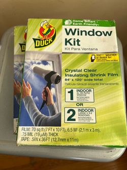 Window insulation shrink film kits x2