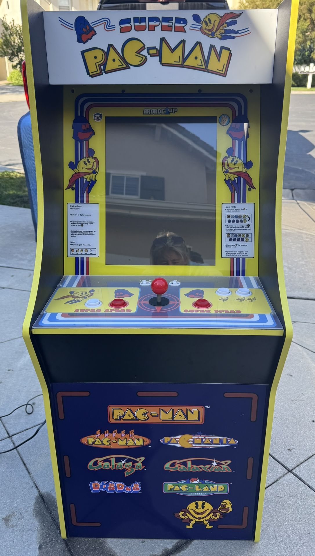 Super PAC Man Arcade1up 3/4 Game 