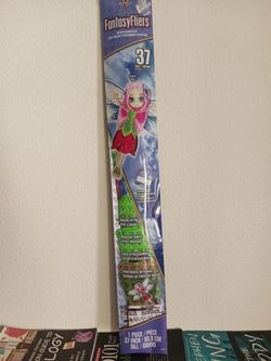 Fantasy Fliers Nylon Figure Kite Strawberry Pink Princess Fairy 37 inches