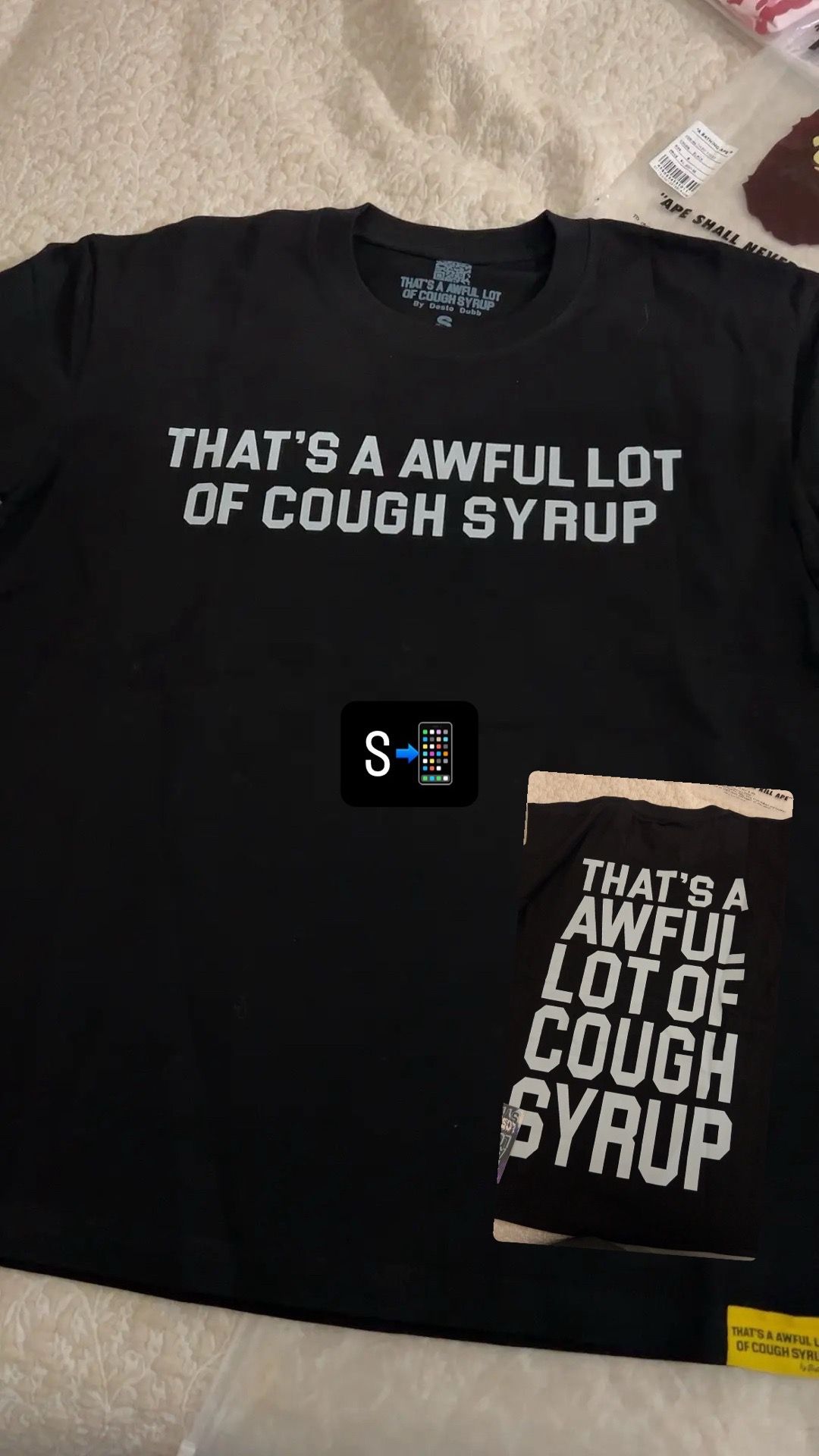 cough syrup shirt