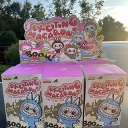 Labubu!! Exciting Macaron The Monsters vinyl face