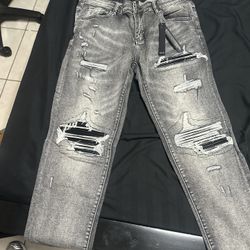 Grey Amiri Jeans 