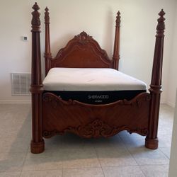 queen poster  With  Sherwood Hibrid Matress. box Spring 