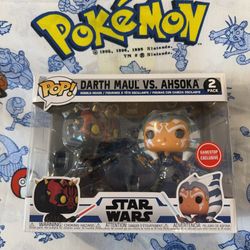 Funko Pop! Star Wars - Darth Maul vs. Ahsoka - GameStop (Exclusive)