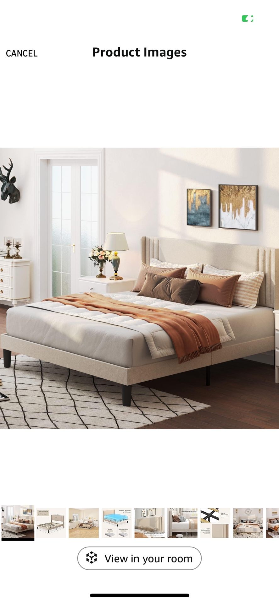 Full Bed Frame And. Mattress