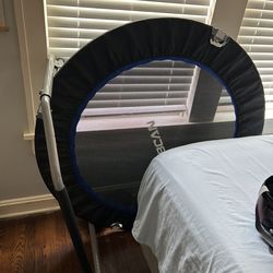 BCAN  48” Fitness Trampoline w/Adjustable Handlebar (440 lb Capacity)