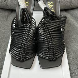 Women’s Black Strap Heels