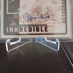 Ozzie Smith Autograph Card