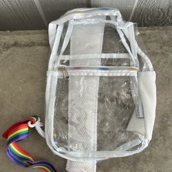 Rainbow/clear Sling Bag