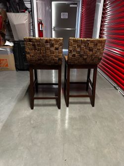 A pair of stools - $40 - PICKUP ONLY