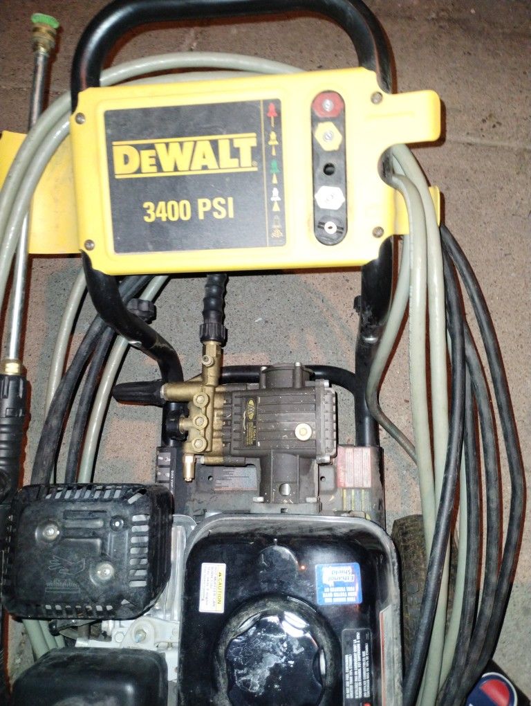 DeWalt Pressure Washer Gas