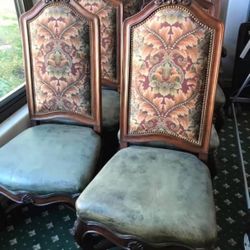 Custom French Louis XV Style dining chairs 250$ Each