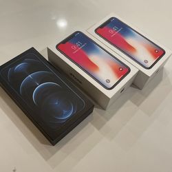 I Phone Boxes-empty -iPhone X And I Phone 12pro Max 