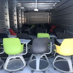 Steelcase Node Mobile Desks And Mobile Chairs