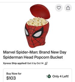 Spider-Man: Brand New Day Spiderman Head Popcorn Bucket