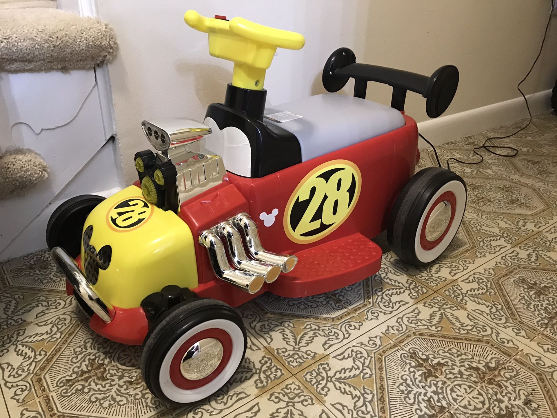 Mickey Mouse Roadster Racer Powered Ride on